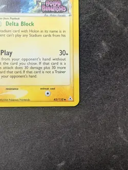 Golduck Delta species 43/110 Holon Phantoms Reverse Holo Pokemon - NM - Image 5