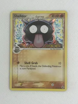 Pokemon TCG Shellder 63/101 Holo Dragon Frontiers STAMPED NM - Image 1