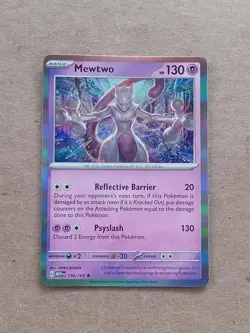 Mewtwo 150/165 Rare 151 Pokemon Holo Lightly Played - Image 1