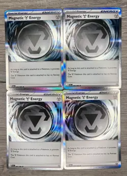 Pokemon [4x Playset]: Magnetic Energy Cards Holo 085/086 Lot of 4 Chaos Rising - Image 1