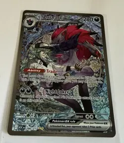 Pokemon TCG N's Zoroark Ex SIR 286/217 Ascended Heroes English Clean Copy - Image 2