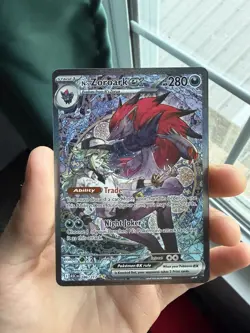 Pokemon TCG N's Zoroark Ex SIR 286/217 Ascended Heroes English NM - Image 1
