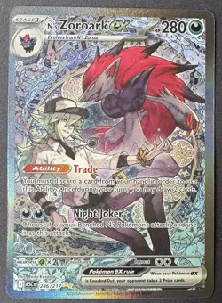 Pokemon TCG N's Zoroark EX 286/217 Ascended Heroes SIR NM - Image 1