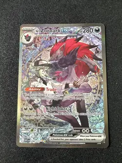 N's Zoroark ex 286/217 SIR Ascended Heroes - Pokemon TCG NM Mint (Flawless) - Image 1