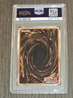Yugioh Evil Hero Lightning Golem Ultimate Rare 1st Edition PSA 8 GLAS-EN039 - Image 2