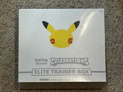 Pokemon TCG 25th Anniversary Celebrations Elite Trainer Box ETB SEALED - Image 1