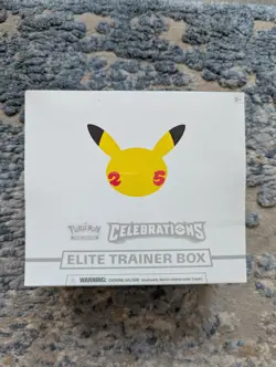 Pokemon Celebrations Elite Trainer Box ETB 25th Anniversary New Sealed Rare - Image 1