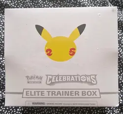 Pokemon Celebrations Elite Trainer Box ETB 25th Anniversary *Sealed* - Image 1