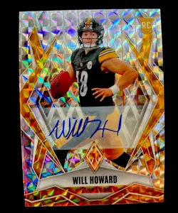 🔥🏈2025 Panini Phoenix - Rookies Will Howard #165 Lazer Autographs (AU, RC) - Image 1