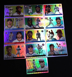 2025 Topps Chrome Platinum Topps Logo-Fractor Lot of 13 Cards - Image 1