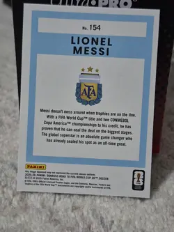 2025-26 Donruss Soccer Road To World Cup Lionel Messi Silver Diamond #154 - Image 2
