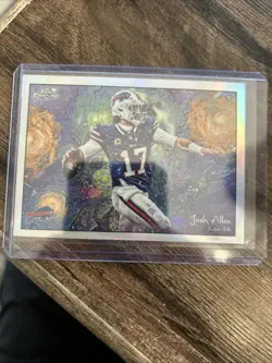 2025 Topps Chrome Cosmic Starry Night Josh Allen #STN-12 - Image 1