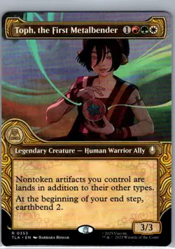 Toph, the First Metalbender (Showcase) 353 Avatar: The Last Airbender MTG NM - Image 1