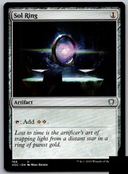 Sol Ring 168 Uncommon Commander: Innistrad: Crimson Vow Magic: The Gathering NM - Image 1