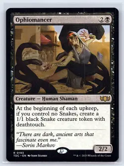 Ophiomancer 193 Rare Commander: Tarkir: Dragonstorm Magic: The Gathering NM - Image 1