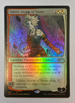 MTG - Secret Lair: Stained Glass Planeswalkers - Nahiri, Storm of Stone - FOIL - Image 1