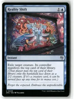 Reality Shift Commander: Aetherdrift NM MAGIC MTG - Image 1