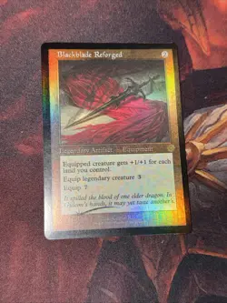 Blackblade Reforged X1 Mtg The Brothers War Nm Retro Frame Foil - Image 1