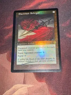 Blackblade Reforged X1 Mtg The Brothers War Nm Retro Frame Foil - Image 2