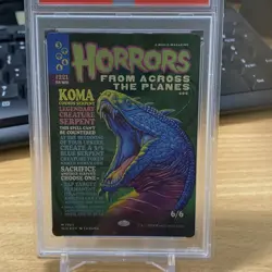 PSA 10 Gem MTG Koma, Cosmos Serpent RAINBOW FOIL Secret Lair Drop 1765 - Image 2