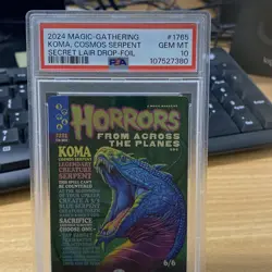 PSA 10 Gem MTG Koma, Cosmos Serpent RAINBOW FOIL Secret Lair Drop 1765 - Image 3