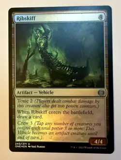 Ribskiff #240 (Foil) (NM) Phyrexia All Will Be One ONE Magic MTG - Image 1