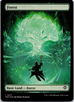 Forest (0271) 271 Land Secrets of Strixhaven Magic: The Gathering Foil Near Mint - Image 1