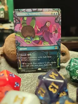 MTG Kitsune's Technique - Foil art - Teenage Mutant Ninja Turtles #0229 - Image 1