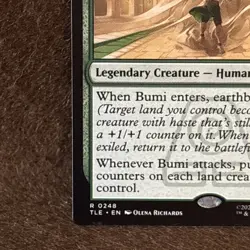 Bumi, Eclectic Earthbender TLE #0248 MTG: Avatar Las Airbender. NM. - Image 5