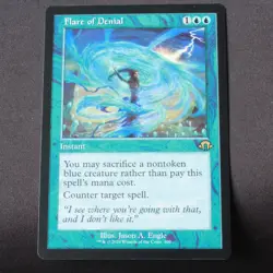 Flare of Denial Retro Frame MTG Modern Horizons 3 Rare 400 NM - Image 1