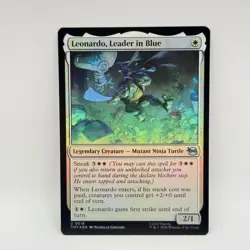 Lot of 5x MTG TMNT Foil Set Leonardo Donatello Raphael Michelangelo Lita TMT - Image 4
