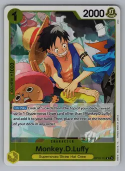 MONKEY.D.LUFFY (111) OP10-111 R ROYAL BLOOD ONE PIECE FOIL NM OP10 2025)., - Image 1