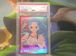 2025 One Piece Nefeltari Vivi EB03-001 Leader Alternate Art PSA 10 Heroines JP - Image 1