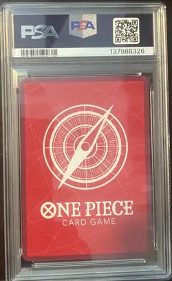 2025 ONE PIECE PROMOS DODGERS X ONE PIECE NIGHT #010 MONKEY D. LUFFY PSA 10 - Image 2