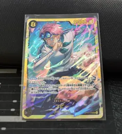 Bandai One Piece Card Game Koby Alt Art Foil R OP11-119 JP 9000 Power - Image 1