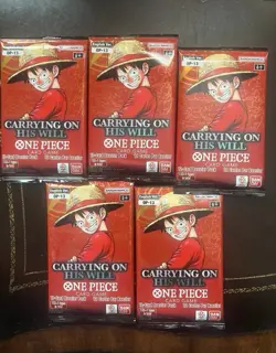 One Piece TCG: Carrying On His Will Booster Pack OP13 English (LOT OF 30) Sealed - Image 1