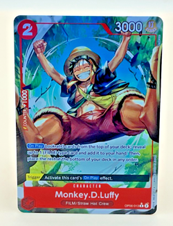 One Piece OP06-013 Monkey. D. Luffy (Alt Art) (R*) - Wings of the Captain (OP06) - Image 1