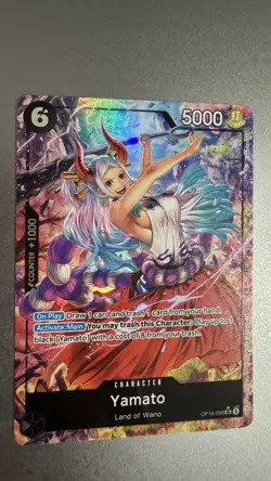 One Piece OP16-098 Yamato (Alt Art) - The Time of Battle NM - Image 1