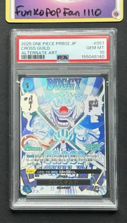 PSA 10 Cross Guild OP09-057 Buggy ONE PIECE Card The Best vol.2 Japanese PRB-02 - Image 1