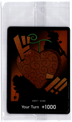 One Piece DF03 Devil Fruit Collection Vol 3 Promo Foil Don Card SEALED - Image 1