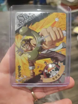 One Piece Holo Foil OPO1-SR04 Collector Trading Card Usopp - Image 1