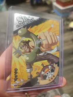 One Piece Holo Foil OPO1-SR04 Collector Trading Card Usopp - Image 2