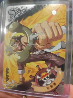 One Piece Holo Foil OPO1-SR04 Collector Trading Card Usopp - Image 4