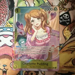 Bandai One Piece CCG Charlotte Pudding OP03-112 Alt Art Foil Rare English - Image 1