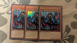 Yugioh 3X Playset Diabellstar the Black Witch - 25LP-EN001 - Ultra Rare NM - Image 1