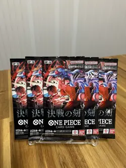 *5x Pack Bundle* One Piece TCG OP-16 The Time Of Battle [Japanese] - Image 1