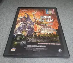 Yugioh TCG Force Of The Breaker Print Ad Framed 8.5x11 Wall Art - Image 1