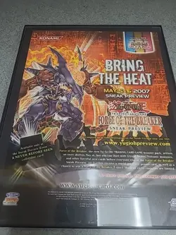 Yugioh TCG Force Of The Breaker Print Ad Framed 8.5x11 Wall Art - Image 2