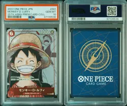 One Piece Monkey D. Luffy P-001 Promo JP PSA 10 2022 25th Annv - Image 3