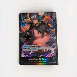 One Piece TCG Marshall.D.Teach OP09-081 L Leader Starter Deck 27 ONE PIECE - Image 1